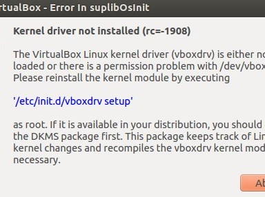 Añadir usuario a Virtual Box y recargar Kernel en Ubuntu