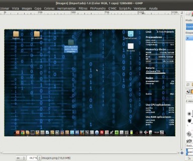 Como aligerar imágenes para web con Gimp en Ubuntu