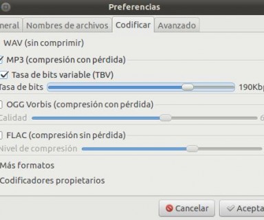Como convertir un CD de música en MP3 con Asunder en Ubuntu