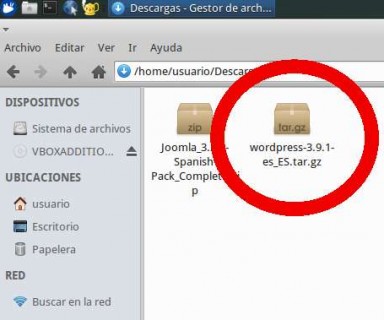 Como instalar WordPress en el servidor web virtual paso a paso