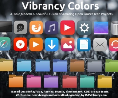 Vibrancy colors, un excelente pack de iconos para instalar en Ubuntu