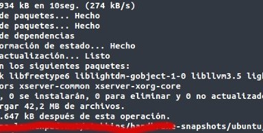 Algo curioso sobre las actualizaciones de Ubuntu