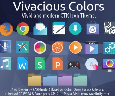 Tema de iconos Vivacious, como instalarlo en Ubuntu mediante PPA