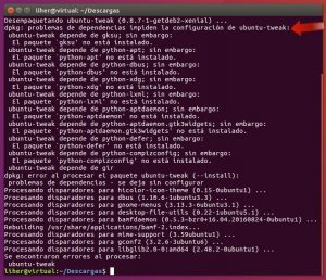 Como instalar un DEB en la Terminal con Ubuntu y un problema que he tenido